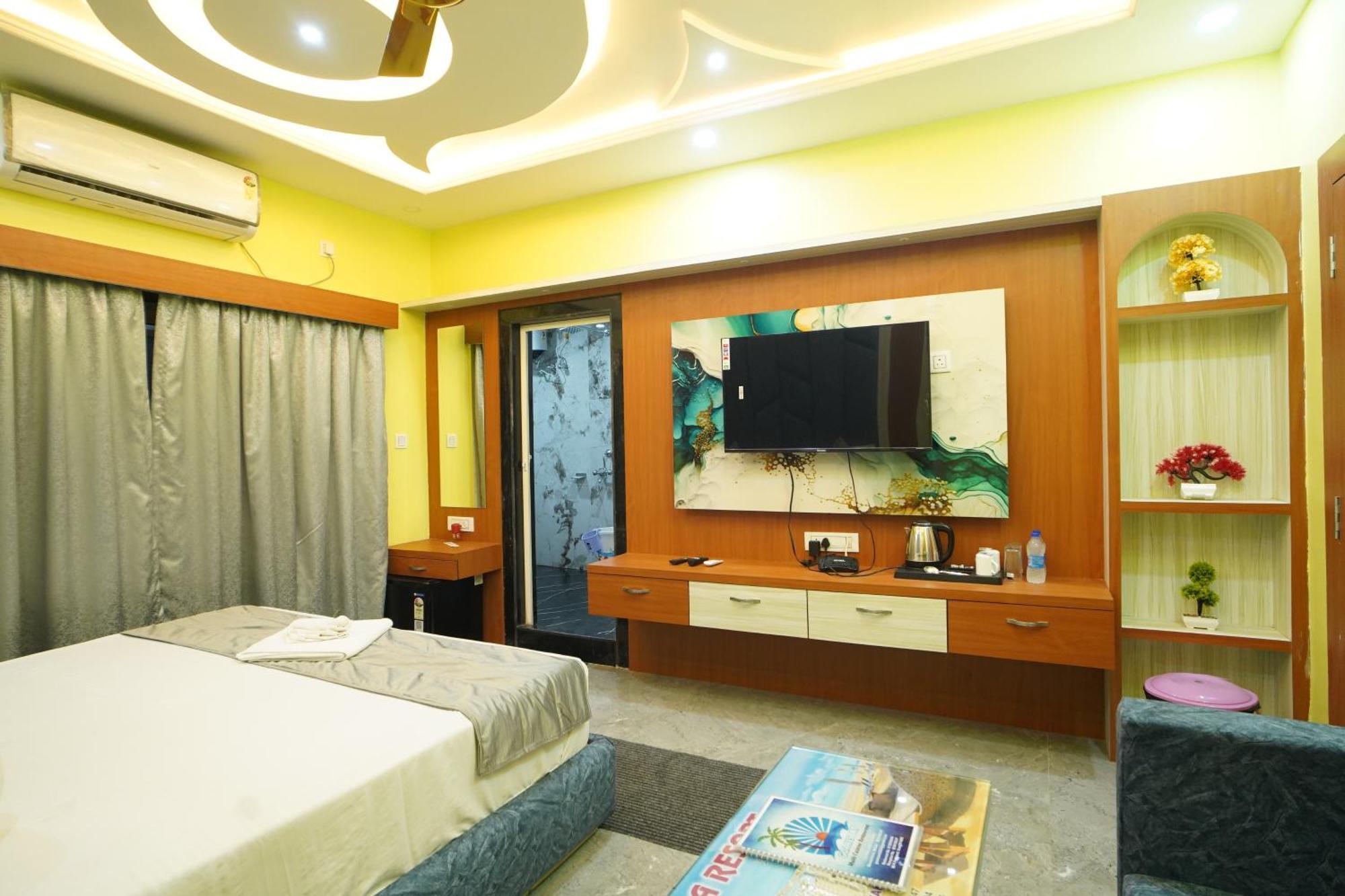 Goa Beach Resort On Beach Mandarmani Exterior foto